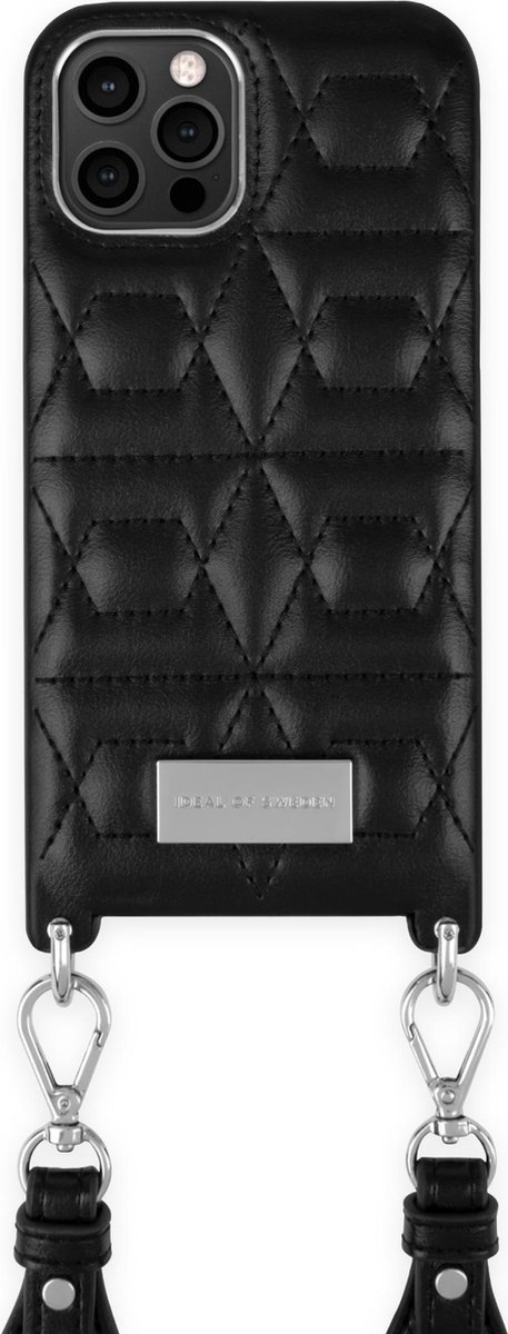 IDeal of Sweden Statement Phone Necklace Case iPhone 12 Pro Max Quilted Black