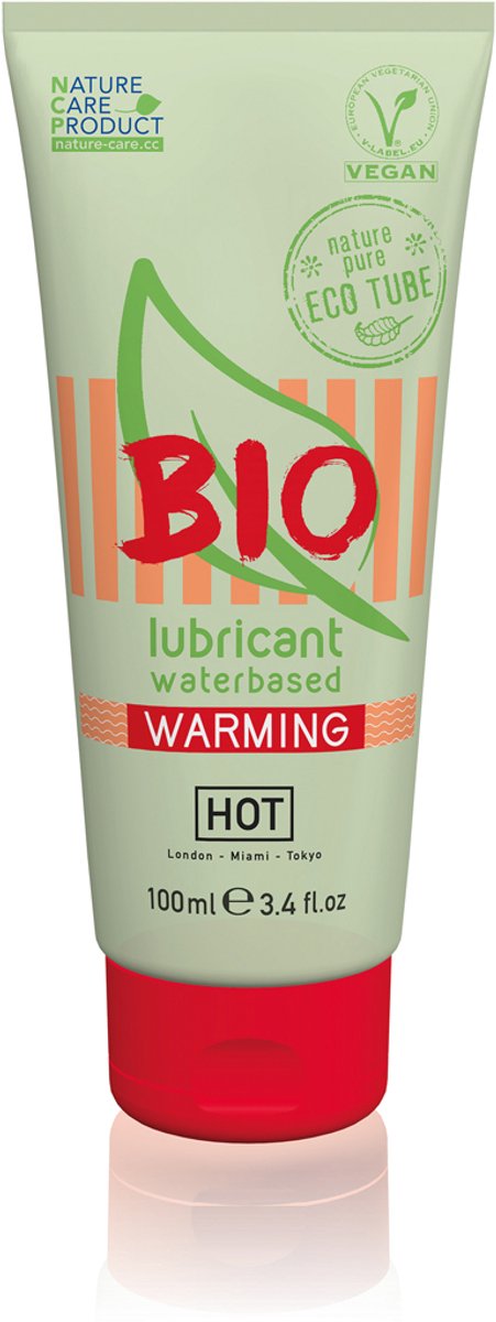 HOT BIO Warming Waterbasis Glijmiddel - 100 ml