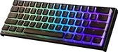 Magic Refiner - MK25 mechanisch keyboard - Blue Switches - Pudding Keycaps - 60% Mechanisch gaming toetsenbord - RGB - Plug & Play - Zwart