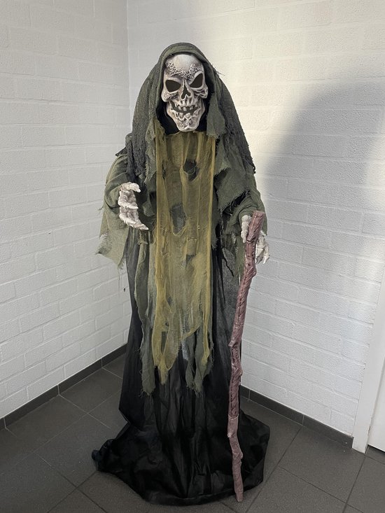 Poupée Halloween EVIL SPIRIT (son, mouvement, lumière) 1,60 m de haut