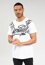 DEELUXE T-shirt met graffitiprint LIEBE White