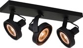 DMQ Dean 3 Lichtpunten - Opbouw Plafondspot LED - Dimbaar - Zwart