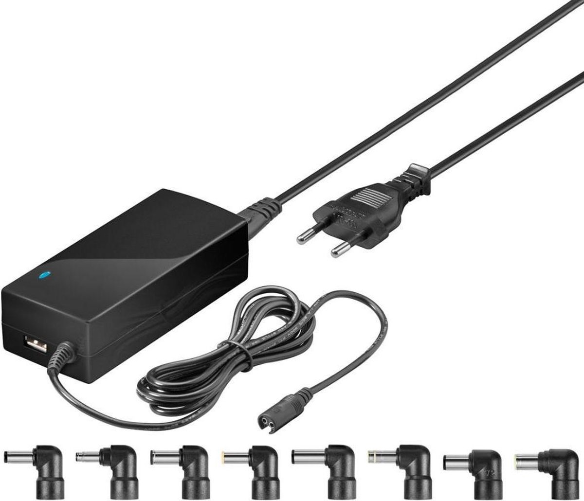 Laptop oplader - Universeel - 3500mA - 1.52 meter - Zwart - Allteq