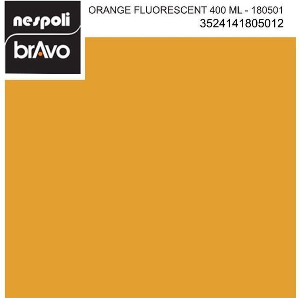 Fluorescerende spuitverf oranje