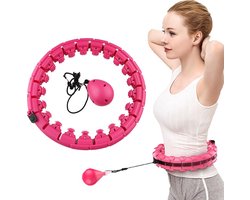 HULA-R UV-C Fitness Hoelahoep met Gewicht - Roze