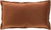 Unique Living | Kussen Kylie 40x60cm leather brown | Kussen woonkamer of slaapkamer
