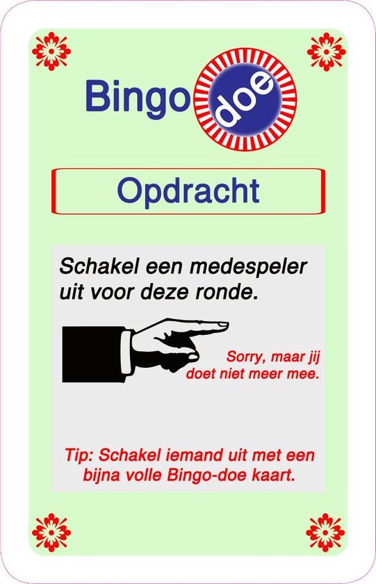 Bingo-doe - Veelzijdig bingospel met grappige opdrachten en kaarten - 14+ jaar