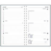Ryam Zakagenda 2022- Memoplan 7 met adresboek BLAUW (9cm x 15cm)