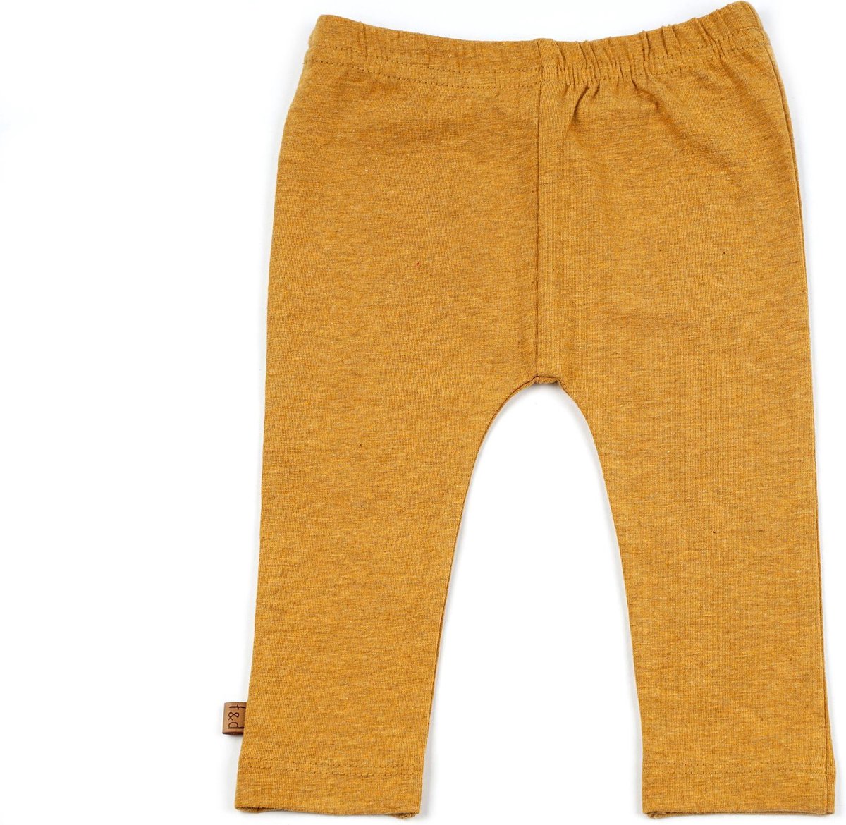 Frogs and Dogs - Legging Ocher Melange - Okergeel - Maat 56 - Meisjes