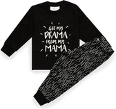 Fun2Wear - Pyjama Mama's Drama - Zwart - Maat 74 - Meisjes