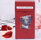 Lip Tint - I Am Fine - Cheek tint - Tattoo Lipstick - Lip and cheek tint - Cigarette lip tint - Lip tint peel off - Waterproof lipstick - Lippenstift- Lipgloss - Langhoudende lipgl