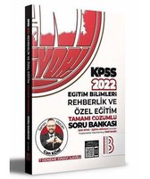 2022 KPSS Eğitim Bilimleri Rehberlik ve Özel Eğitim Tamamı