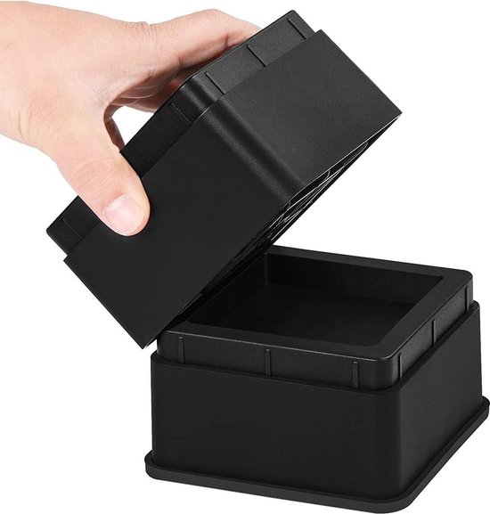 Meubelverhogers van rubber, 4 stuks, zelfklevende Meubelverhogers van rubber, 4 stuks, zelfklevende