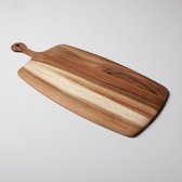Acacia Rectangular Tapered Board with Rounded Handle, Large - Snijplank