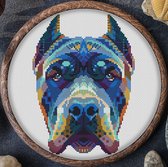 Borduurpakket MANDALA HOND - CANE CORSO