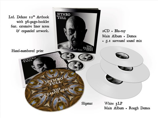 The Zealot Gene - Ltd. Deluxe white 3LP+2CD+Blu-ray Artbook