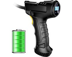 Draagbaar Luchtpomp Voor Auto - Bandenpomp - Autopomp - Lucht Compressor - Oplaadbaar - Auto & Motor - Digitaal Scherm - 120W