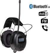 Gehoorbescherming met radio | Premium  DAB+ | EAR-20-D | Oorkappen Bluetooth | opbergcase