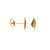 Karma Symbols oorbel M1501 Leaves goud