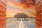 Keizerlijk Paleis Gugong van de Verboden Stad in Beijing - Foto op Tuinposter - 90 x 60 cm