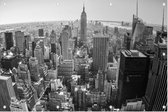 Het Empire Stat Building in de skyling van New York CIty - Foto op Tuinposter - 60 x 40 cm