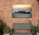 De gevangenis op Alcatraz Island in San Francisco - Foto op Tuinposter - 225 x 150 cm