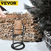 Vevor Brandhout Splitter l Stevig Design l Veilig l Hout/Hobby l Lichtgewicht l Staal l Zwart