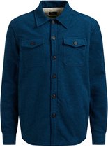 WE Fashion Heren regular fit overshirt met teddy voering