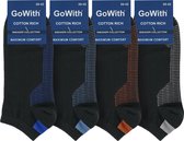 Enkelsokken | Hardloopsokken | Sport sokken | Comfortabele sokken | Heren sokken | Cadeau | 4 paar