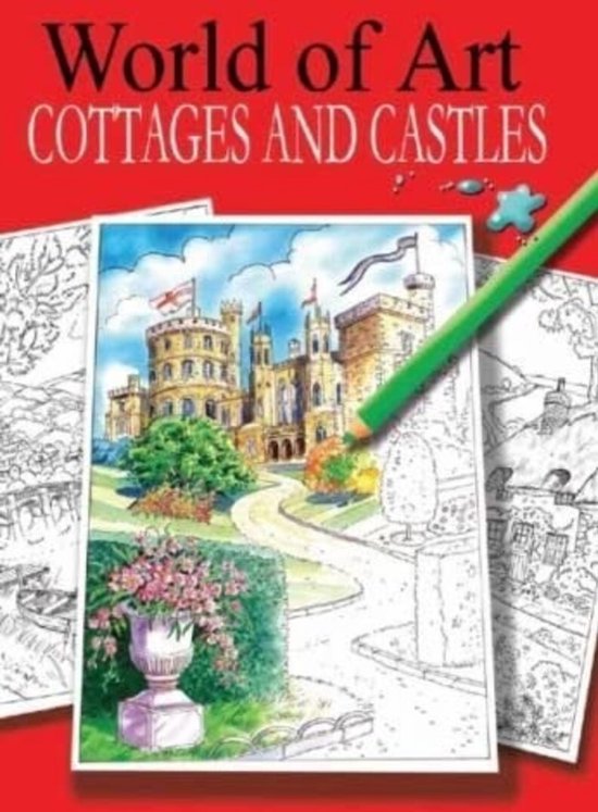World of Art | Kleurboek voor volwassen | Kleurboek ´'Huizen & kastelen´´ |  Cottages &... | bol.com