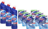 Glorix extended power ocean fresh Bleek 3x750ml + 6x wc blok ocean power 5