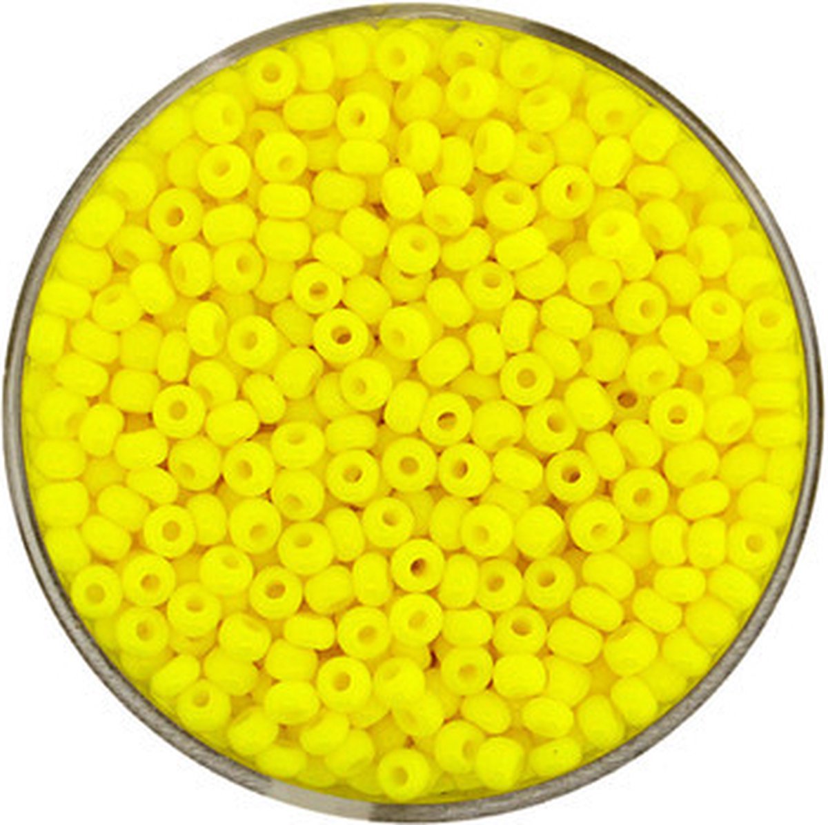 9285-4 Rocailles opaque oranje 2.6mm