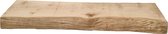 Gebeiteld.com-Wandplank zwevend-Boekenplank-Zwevende montage-98 x 24 x 5 cm Massief hout-inclusief plankendragers