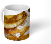 Mok - Tosti met ham en kaas op een servet - 350 ML - Beker