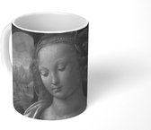 Mok - Madonna met de anjer - Leonardo da Vinci - 350 ML - Beker