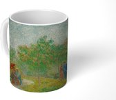 Mok - Koffiemok - Tuin met geliefden - Vincent van Gogh - Mokken - 350 ML - Beker - Koffiemokken - Theemok
