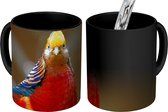 Magische Mok - Foto op Warmte Mok - Fazant - Goud - Dieren - 350 ML