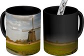 Magische Mok - Foto op Warmte Mok - Windmolen aan het water in West-Friesland - 350 ML