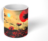 Mok - Papavers in de avond - 350 ML - Beker