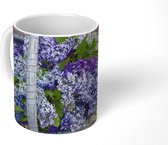 Mok - Mand gevuld met seringen - 350 ML - Beker