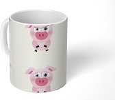 Mok - zes biggetjes - 350 ML - Beker