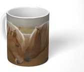 Mok - Paarden - Gras - Bruin - 350 ML - Beker