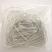 Art & Pearls - French wire - 200 cm - kleur: zilver