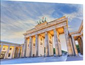 Brandenburger Tor aan de Pariser Platz in Berlijn - Foto op Canvas - 90 x 60 cm