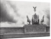 Beelden op de top van de Brandenburg Tor in Berlijn - Foto op Canvas - 60 x 40 cm