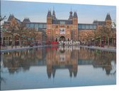 I Am Amsterdam letters voor het Rijksmuseum - Foto op Canvas - 90 x 60 cm