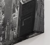 Het Empire Stat Building in de skyling van New York CIty - Foto op Canvas - 90 x 60 cm