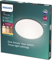 Philips Superslim 27K Plafonniere - LED - 15W - Wit