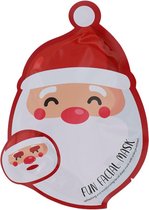 Vegan Fun Facial mask - Santa christmas - gezichtsmasker kerstmis - tissue masker kerstman