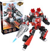 LOZ 3-in-1 Transformers no: 1819 Rood